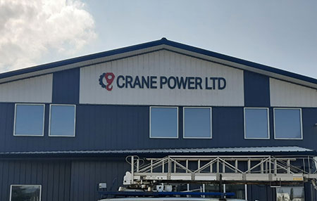 Building sign Crane Power