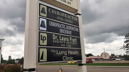 Monument signs Chiropractic