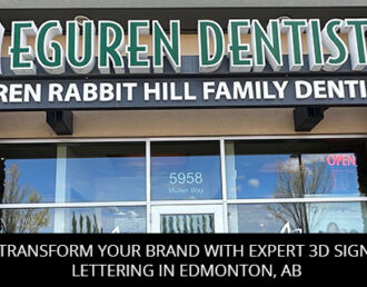Transform Your Brand with Expert 3D Sign Lettering in Edmonton, AB