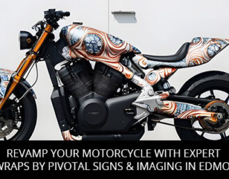 Revamp Your Motorcycle with Expert Bike Wraps by Pivotal Signs & Imaging in Edmonton