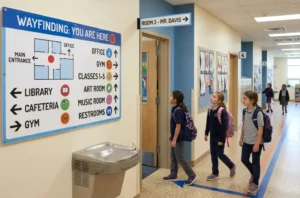 Back-to-School Wayfinding - Signage That Keeps Schools and Campuses Moving Safely