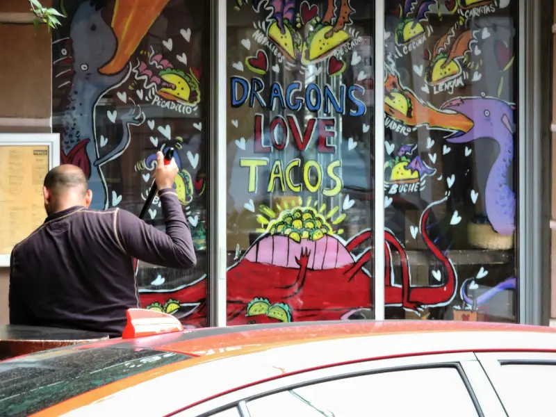 See-Through Window Graphics - How Perforated Film Works
