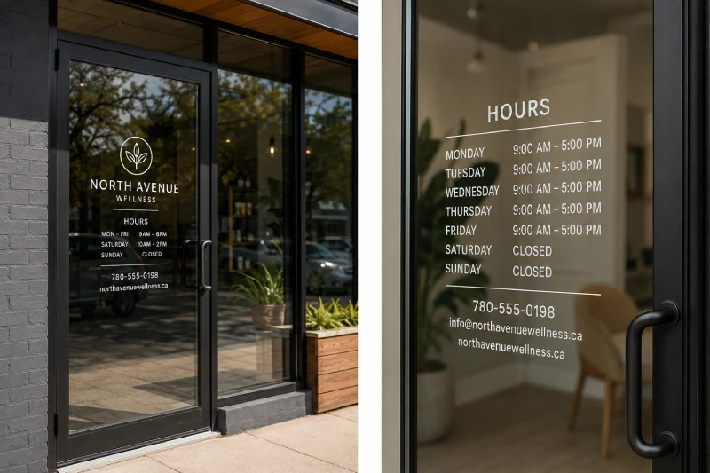 business door lettering